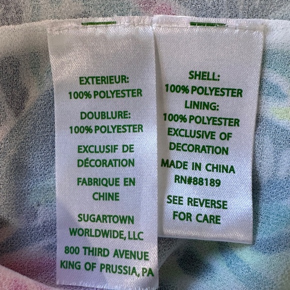 HTF   EUC Lilly Pulitzer Payge off the shoulder  Dress Size Medium  🦄🦄🦄 - Picture 3 of 10